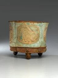 Dreibeingefäß, ca. 800